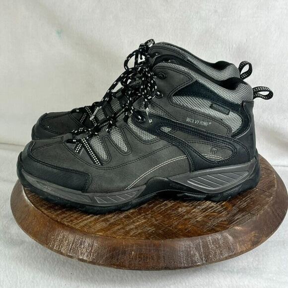 Wolverine Boots Mens Size 10.5 EW W04117 Bennett Safety Toe Work Gray Black - Picture 3 of 12